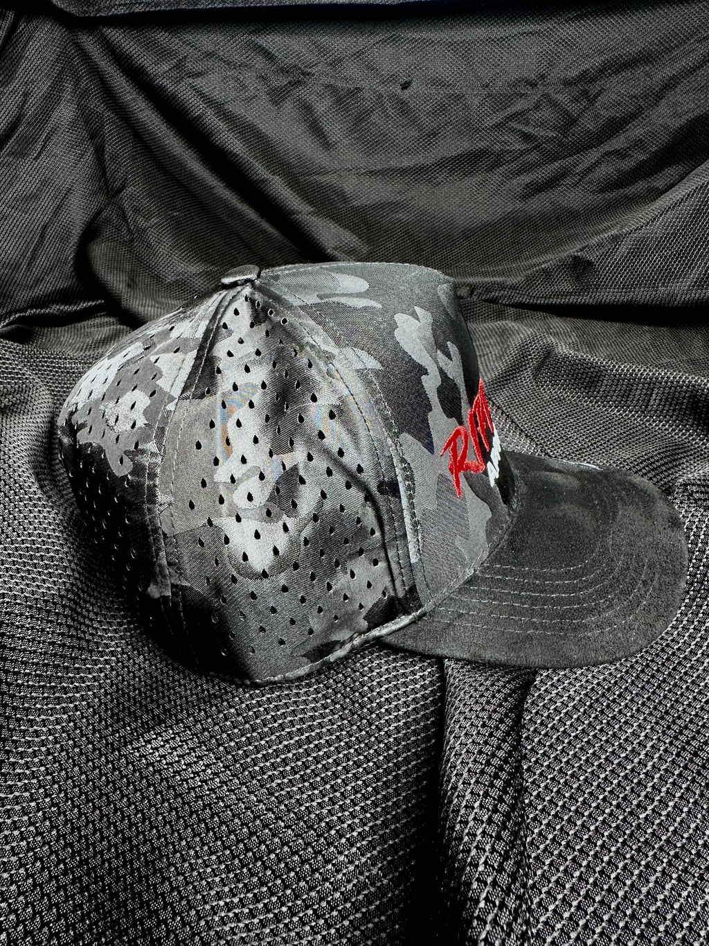 Black Camo hat